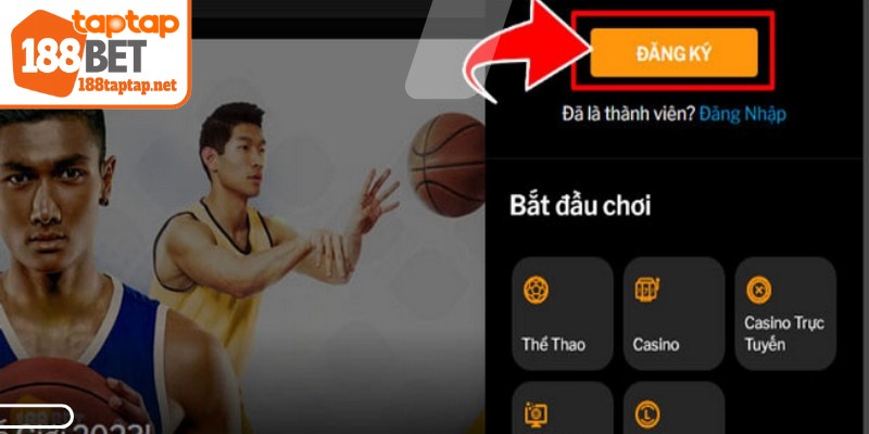 Hướng dẫn chi tiết cách đăng ký 188BET TAPTAP chuẩn, nhanh nhất