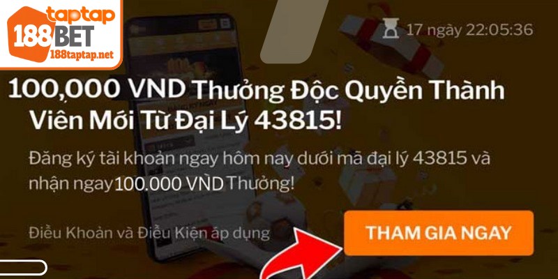 Điều kiện để nhận khuyến mãi 188BET TAPTAP